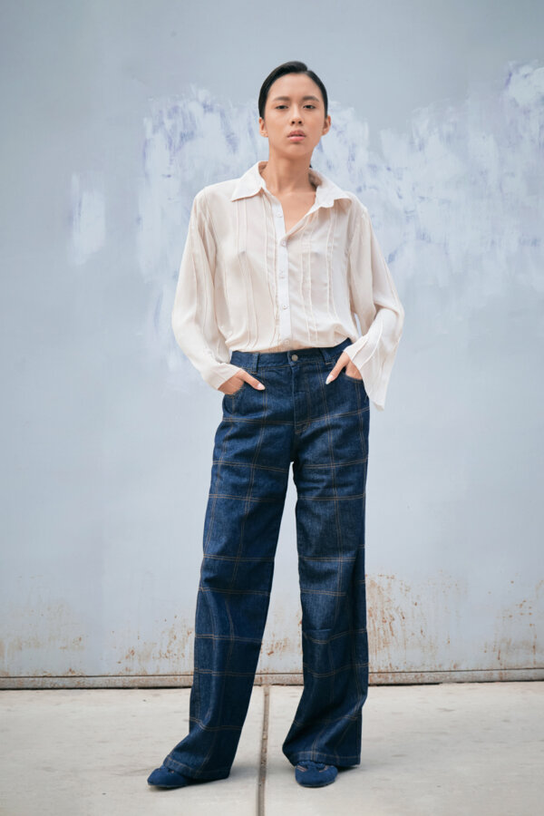 Grid Jeans