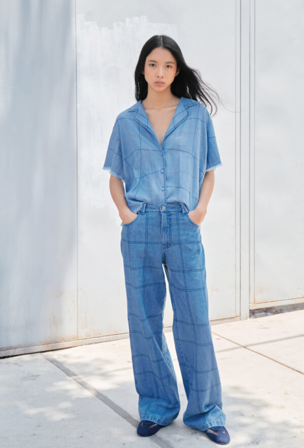 Grid Jeans